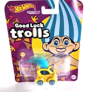 Mattel Hotwheels Character Cars Good Luck Trolls