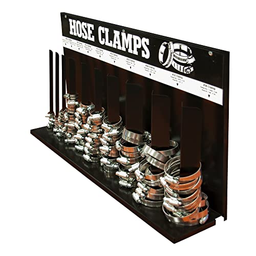 Durham 906-08-S129 Hose Clamp Rack, 10 Loops