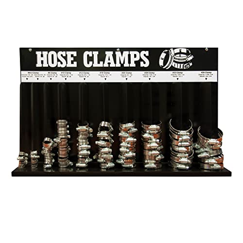 Durham 906-08-S129 Hose Clamp Rack, 10 Loops