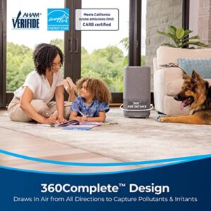 BISSELL® air280 Smart Purifier with HEPA and Carbon Filters for Large Room and Home, Quiet Bedroom Air Cleaner for Allergens, Pets, Dust, Dander, Pollen, Smoke, Odors, Auto Mode, 2904A