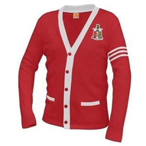 kappa alpha psi varsity cardigan sweater large red