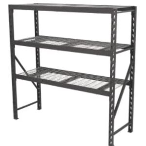 Ironton Industrial Steel Shelving - 72in.W x 24in.D x 72in.H, 3 Shelves