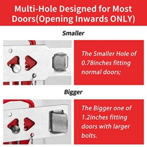 Portable Door Lock 2Pack Extra Lock for Additional Privacy and Safety in Home,Hotel and Apartment,Prevent Unauthorized Entry,Protect Family Security in Traveling,Home,Bedroom,Hotel,Apartment,AirBNB