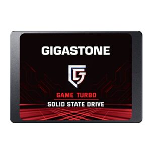 gigastone sata ssd 2tb ssd 2.5 game turbo 3d nand internal ssd slc cache boost speed 560mb/s internal solid state drives upgrade storage for pc ps4 laptop ssd hard drives sata iii 6gb/s 2.5”/7mm