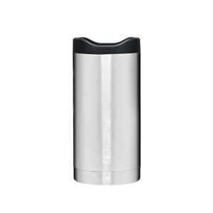 slim can cooler for 12 oz skinny can, regular can double walled stainless steel vacuum beverage can insulator for hot and cold drinks
