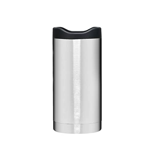 Slim Can Cooler for 12 Oz Skinny Can, Regular Can Double Walled Stainless Steel Vacuum Beverage Can Insulator for Hot and Cold Drinks