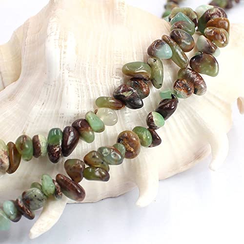 SR BGSJ Jewelry Making Natural 6-8mm Freeform Australian Jade Chips Gemstone Loose Spacer Loose Craft DIY Beads Strand 34'