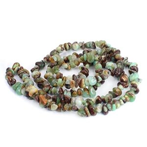 SR BGSJ Jewelry Making Natural 6-8mm Freeform Australian Jade Chips Gemstone Loose Spacer Loose Craft DIY Beads Strand 34'