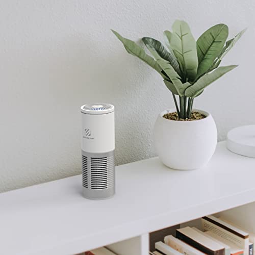 Scosche AFP2WT-SP FrescheAIR Portable HEPA Air Purifier/Deodorizer for Allergies, Pet Dander and Odors, Personal Air Freshener for Travel and Home, White