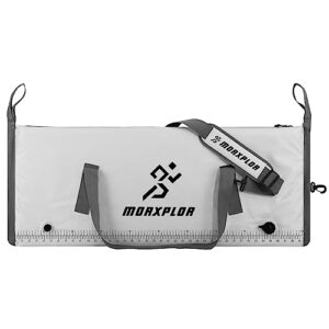 morxplor insulated fish cooler bag for fishing 41x17in 50x20in 60x24in,insulated fish kill bag with easy grip carry handles and carry pack,large leakproof fish bag cooler