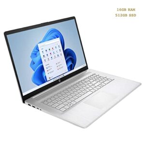 HP 2023 Newest 17.3 HD+ Touchscreen Laptop Intel 4-Core i7-1165G7 Intel Iris Xe Graphics 32GB RAM DDR4 2TB NVMe SSD HDMI WiFi AX BT5.0 USB-C Backlit Keyboard Webcam Windows 11 Home w/RE Accessories