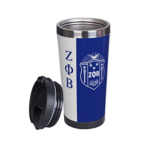 Ze-ta Beta Sorority Paraphernalia Gifts Travel Coffee Mugs Funny Gifts Stainless Steel Vacuum Insulated Cups