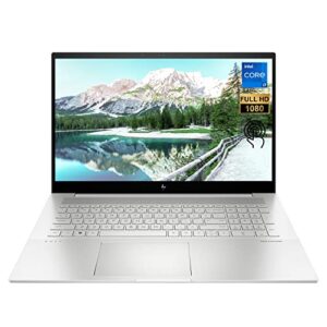 hp 2022 newest envy laptop, 17.3" full hd touchscreen, 12th gen intel core i7-1260p 12-core processor, 32gb ram, 2tb pcie ssd, backlit keyboard, hdmi, usb type-c, wi-fi 6, windows 11 home, silver