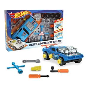 hot wheels ready to race car builder playset custom vehicle toy car for kids