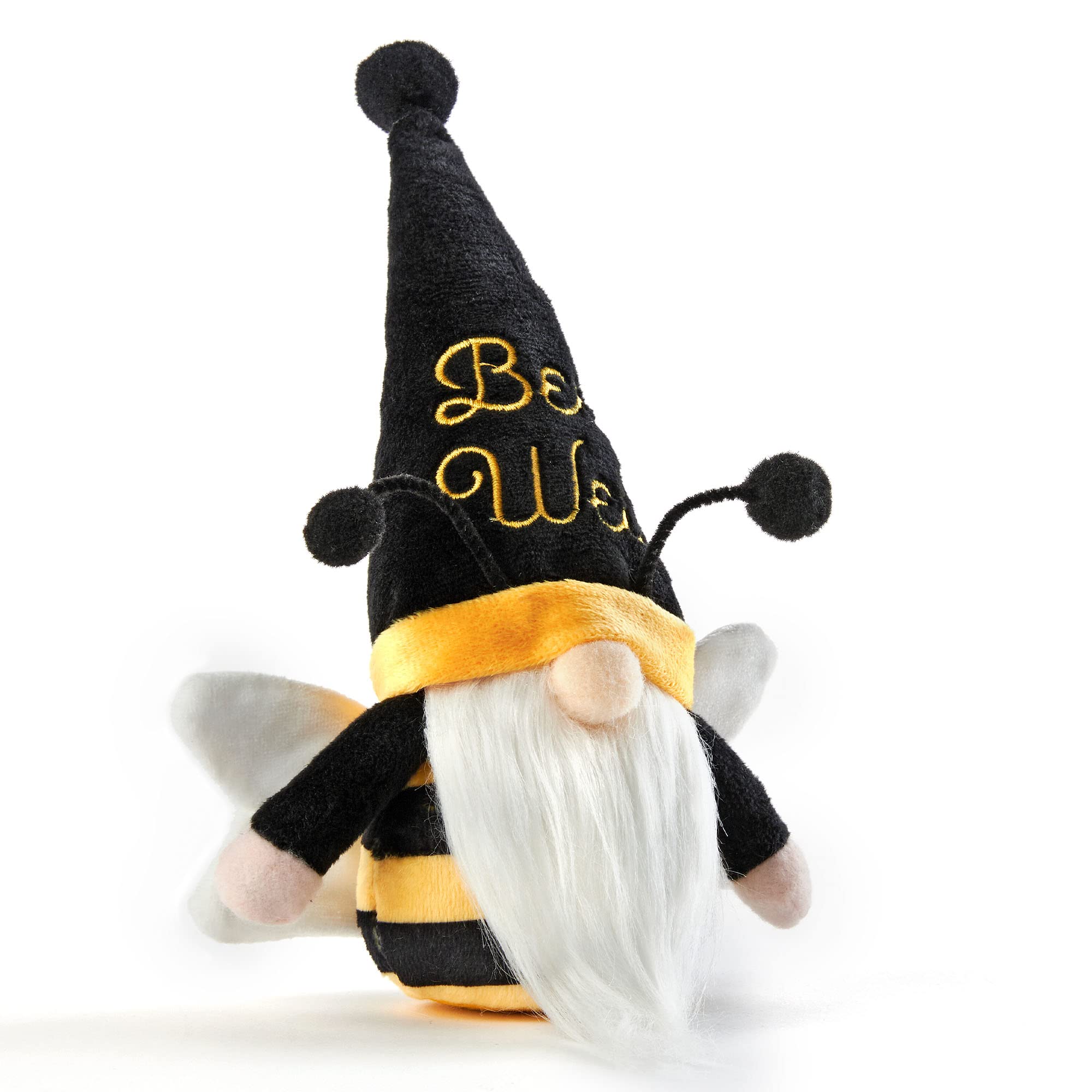 Hug Feel The Love - Bee Gnome - Gnome Gifts, Plush Gnome Home Decor, Swedish Gnome Ornament Tomte, Uplifting Bee, Gnome Wishes, Gnomie Gift Figurine, 9 Inch Plush Doll - Bee Well