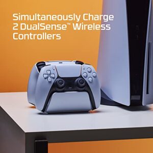HyperX ChargePlay Duo – Charging Station for Playstation 5 DualSense Wireless Controllers, Weighted Base and Secure Docking, Compact Design, USB-C Cable Included