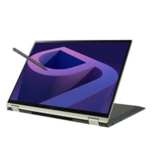 lg gram (2022) laptop 16t90q 2-in-1 16" touchscreen, intel evo 12th gen core i5, 16gb ram, 512gb ssd, windows 11, green
