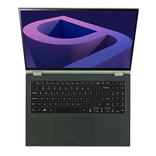 LG gram (2022) Laptop 16T90Q 2-in-1 16" Touchscreen, Intel Evo 12th Gen Core i5, 16GB RAM, 512GB SSD, Windows 11, Green