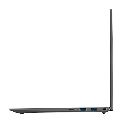 LG gram (2022) 14Z90Q Ultra Lightweight Laptop, 14" (1920 x 1200) IPS Display, Intel Evo 12th Gen i7 1260P Processor, 16GB LPDDR5, 512GB NVMe SSD, FHD Webcam, WiFi 6E, Thunderbolt 4, Windows 11, Gray