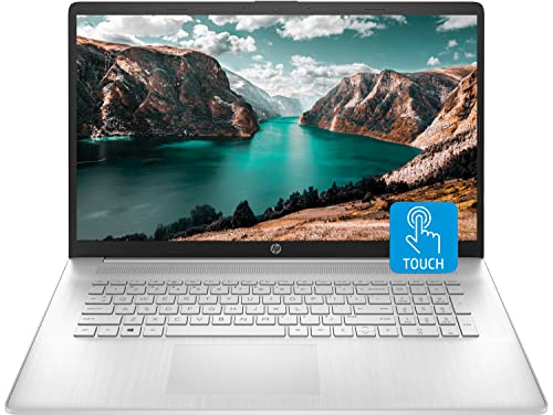 HP 17 Laptop, 17.3" HD+ Touchscreen, Intel Core i7-1255U Processor, 16GB RAM, 1TB SSD, Webcam, HDMI, Backlit Keyboard, Wi-Fi, Windows 11 Home, Silver