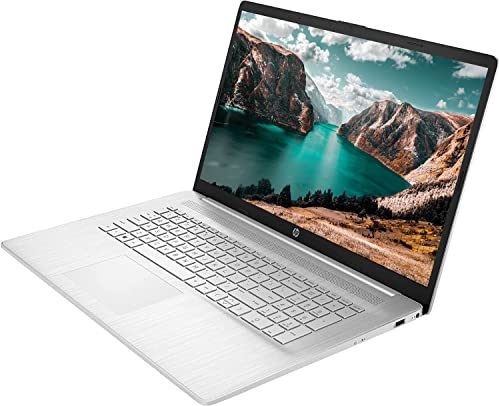 HP 17 Laptop, 17.3" HD+ Touchscreen, Intel Core i7-1255U Processor, 16GB RAM, 1TB SSD, Webcam, HDMI, Backlit Keyboard, Wi-Fi, Windows 11 Home, Silver