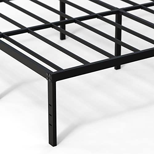 DiaOutro 18 Inch King Bed Frame Heavy Duty Metal Platform No Box Spring Needed, Maximum Storage, Easy Assembly, Noise Free, Black