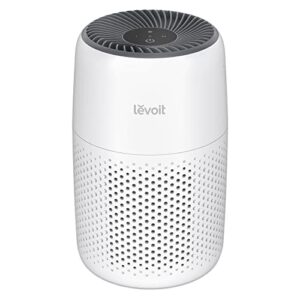 LEVOIT Air Purifier Pet Allergy Replacement Filter, 1 Pack, Yellow & Air Purifiers for Bedroom Home, HEPA Freshener Filter Small Room Cleaner, White