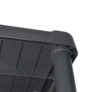 BLACK+DECKER, 4-Tier Light Duty Storage Shelf, 50lbs/Shelf (47”H x 22.1”W x 14.3”D), Plastic Shelving Unit