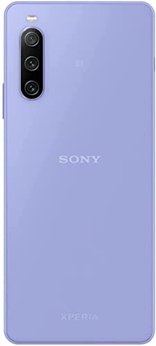 Sony Xperia 10 IV Dual SIM 128GB ROM + 6GB RAM (GSM only | No CDMA) Factory Unlocked 5G Smartphone (Lavender) - International Version