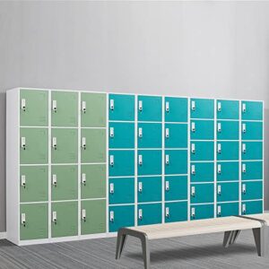 WIILAYOK Locker Storage Cabinet, Metal Lockers for Employees with Keys, 6-Tier Storage Locker for Office School Gym Corridor