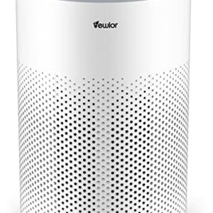 Air Purifiers, Home Air purifier for Large Room Bedroom Up to 1560ft², VEWIOR H13 True HEPA Air Filter for Wildfire Smoke Pets Pollen Odor, with Air Quality Monitoring Light, Auto/Sleep Mode, 6 Timer