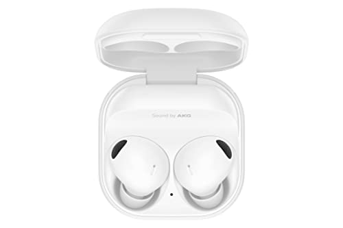 SAMSUNG Galaxy Buds 2 Pro True Wireless Bluetooth Earbuds w/ Noise Cancelling, Hi-Fi Sound, 360 Audio, Comfort Ear Fit, HD Voice, Conversation Mode, IPX7 Water Resistant, US Version, White (Pack of 1)