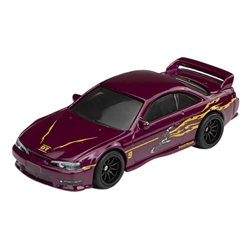 Hot Wheels Retro Entertainment Collection,Nissan S14, TV, & Video Games, Iconic Replicas for Play or Display, Gift for Collectors