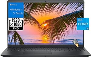 dell newest inspiron 15 3511 laptop, 15.6" fhd touchscreen, intel core i5-1035g1, 32gb ram, 2tb pcie nvme m.2 ssd, sd card reader, webcam, hdmi, wifi, windows 11 home, black