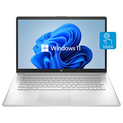 HP Newest 17t Laptop, 17.3'' HD+ Touchscreen, Intel Core i5-1135G7 Processor, 16GB DDR4 RAM, 1TB PCIe NVMe SSD, Wi-Fi 6, Backlit Keyboard, Webcam, HDMI, Windows 11 Home, Silver