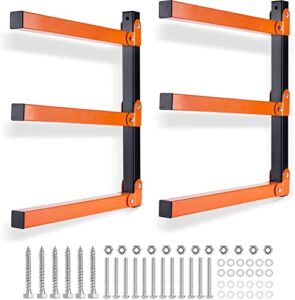 storeonwall lumber storage rack wood organizer garage tool rack wall mount metal rack