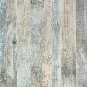 Wood Contact Paper Wood Shiplap Wallpaper Peel and Stick Wood Wallpaper Wood Grain Contact Paper for Cabinets Self-Adhesive Removable Wallpaper Wood Plank Wallpaper Rustic Wood Panel 15.7“ × 78.7“