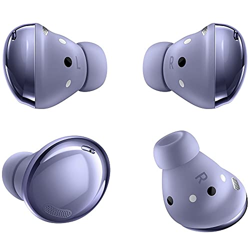 Samsung Galaxy Buds Pro, True Wireless Earbuds w/Active Noise Cancelling (Wireless Charging Case Included), Phantom Violet (International Version) (Renewed)