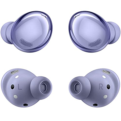 Samsung Galaxy Buds Pro, True Wireless Earbuds w/Active Noise Cancelling (Wireless Charging Case Included), Phantom Violet (International Version) (Renewed)