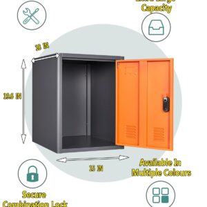 KAER Locker Storage Cabinet,Lockable Storage Cabinet,Metal Locker Storage Cabinet With1 Doors, 19.6" H Cabinet Organizer, for School, Office, Home,Preschool,Garage,Storage Room- Assembly Required