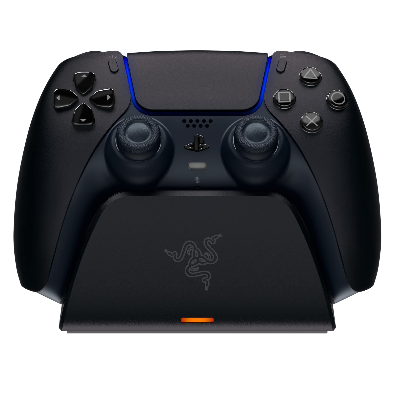 Razer Quick Charging Stand for PlayStation 5: Quick Charge - Curved Cradle Design - Matches PS5 DualSense Wireless Controller - One-Handed Navigation - USB Powered - Purple (Controller Sold Separately)