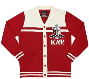 kappa alpha psi m7 button down sweater [5xl] crimson red