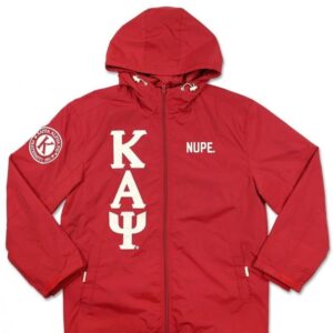 Kappa Alpha Psi M7 Windbreaker Jacket [5XL] Crimson Red