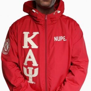 Kappa Alpha Psi M7 Windbreaker Jacket [5XL] Crimson Red