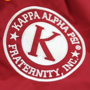 Kappa Alpha Psi M7 Windbreaker Jacket [5XL] Crimson Red