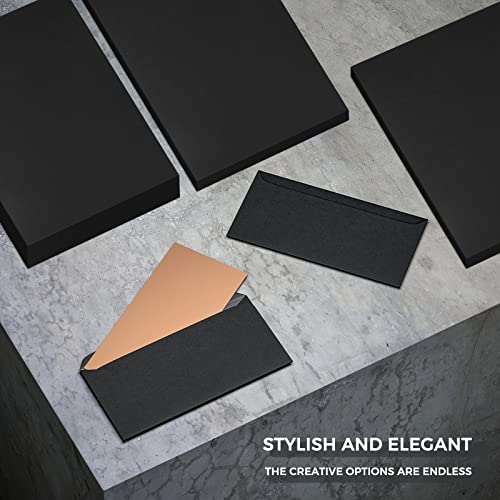 FSWCCK Black Cardstock Paper 8.5 x 11 Inches, 100 Sheets Heavy Cover Card Stock for DIY Crafts Cards Making