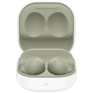 samsung galaxy buds2 true wireless earbuds noise cancelling ambient sound bluetooth lightweight comfort fit touch control, international version (olive) (renewed)
