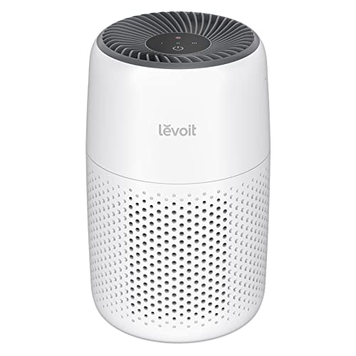 LEVOIT Air Purifiers for Home Large Room, Grey & Air Purifiers for Bedroom Home, HEPA Filter Cleaner, White