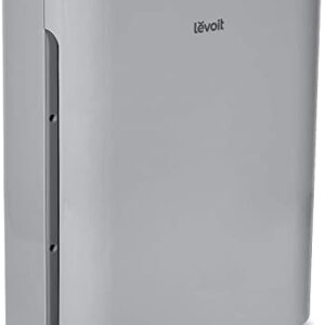 LEVOIT Air Purifiers for Home Large Room, Grey & Air Purifiers for Bedroom Home, HEPA Filter Cleaner, White