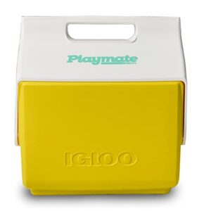 igloo retro little playmate: yellow 7 qt cooler